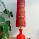 Large retro 70s opaline lamp
