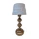 Wooden foot lamp