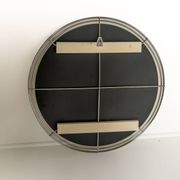 Chrome-plated metal wall mirror, second half of the 20th century