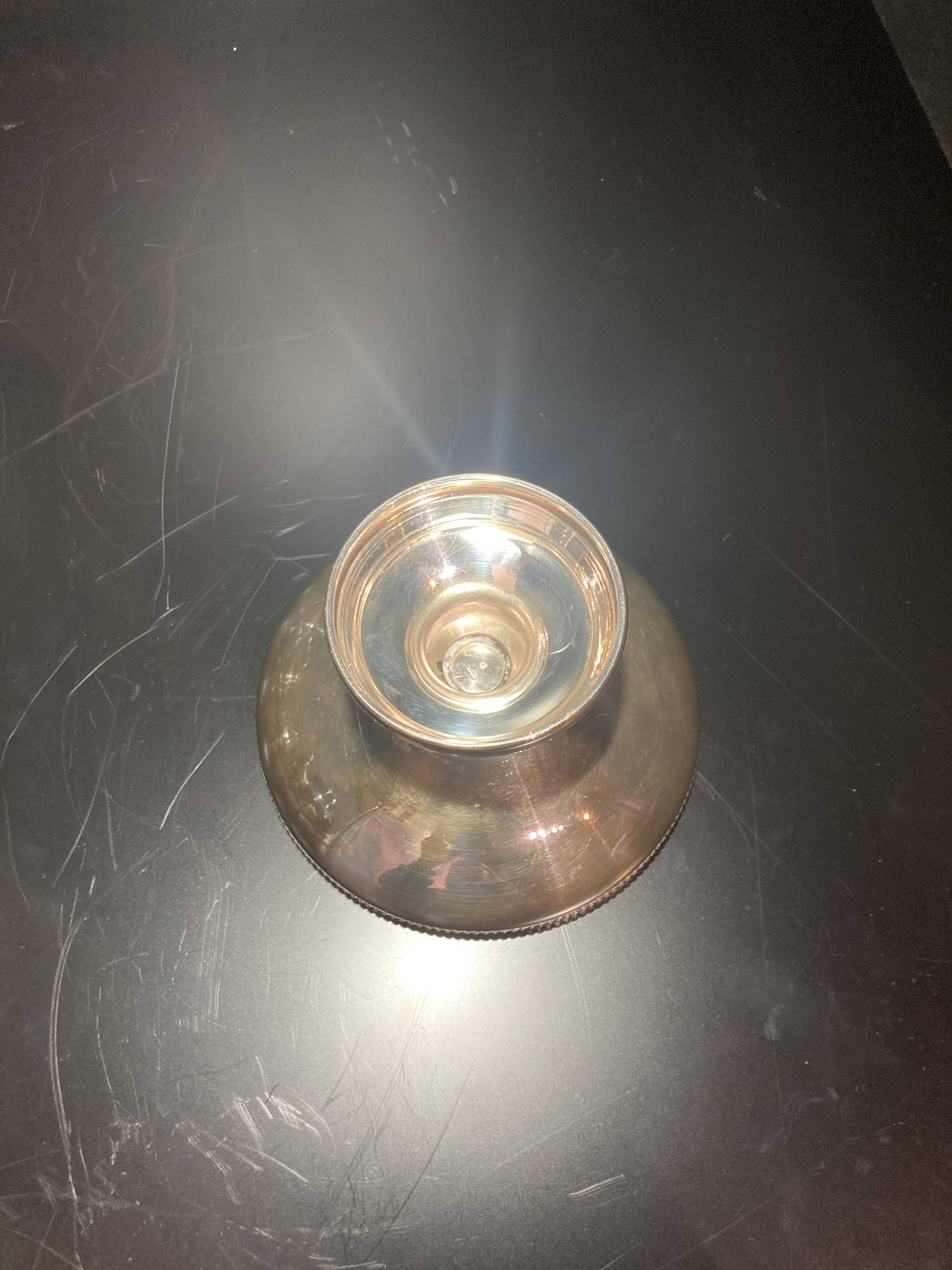 Service à thé composé de 5 pièces en métal argenté