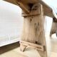 Renovated farm bench