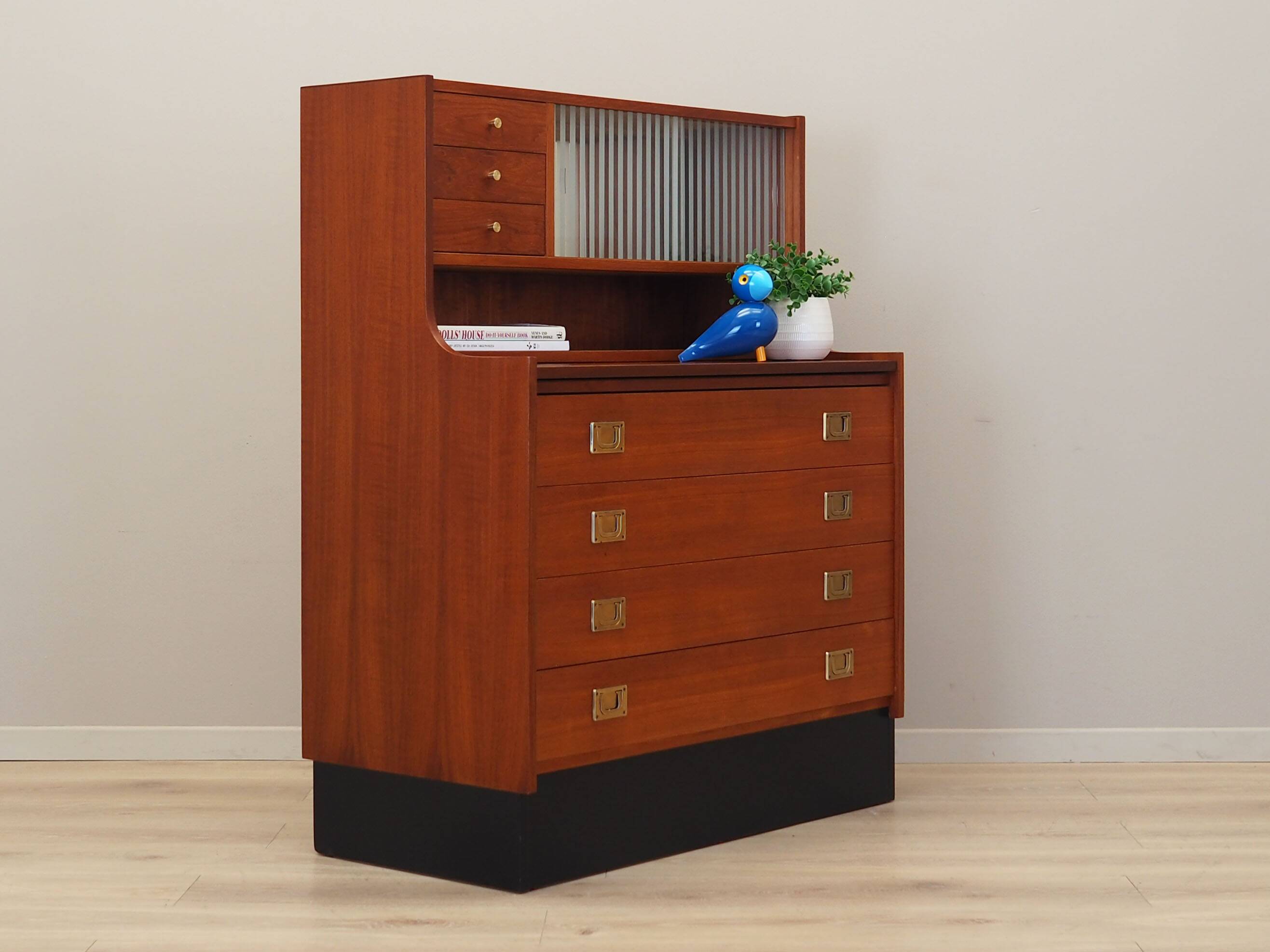 Teak secretary, Danish design, 1970s, production: Denmark