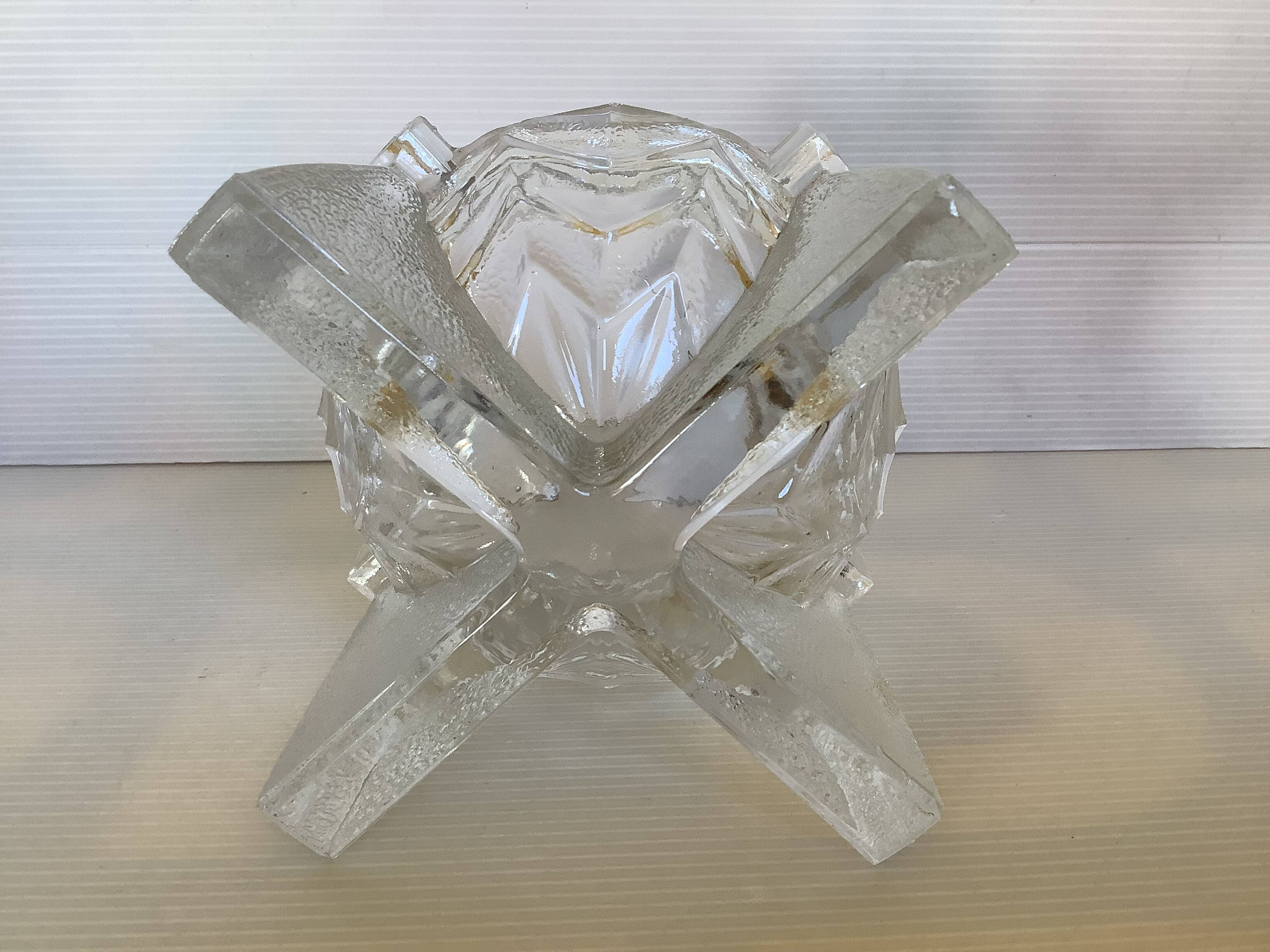 Geometric Art Deco ashtray tray