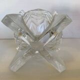 Empty geometric art deco ashtray pocket
