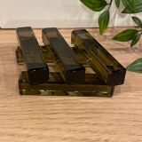 5 knife holders in smoked glass