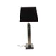 Lampe de table design Eichholtz Arlington en acier inoxydable avec base en granit 72 cm