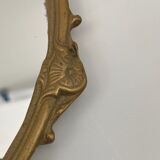 Bronze hand face of the middle XXe decor d'angelot