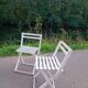 Paire de chaises pliantes