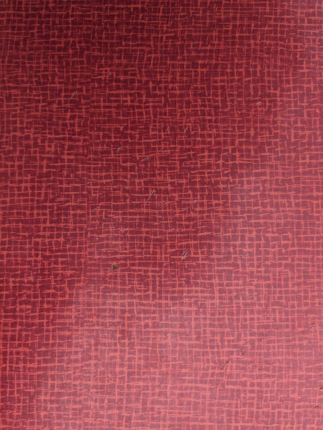 Red formica coffee table