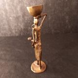 African bronze statue