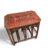 20th-century Art Deco / nesting table 3 x / attributed to Maison Franck