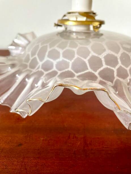 Granite glass draped suspension