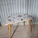 Vintage compass leg table