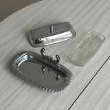 stainless steel butter dish