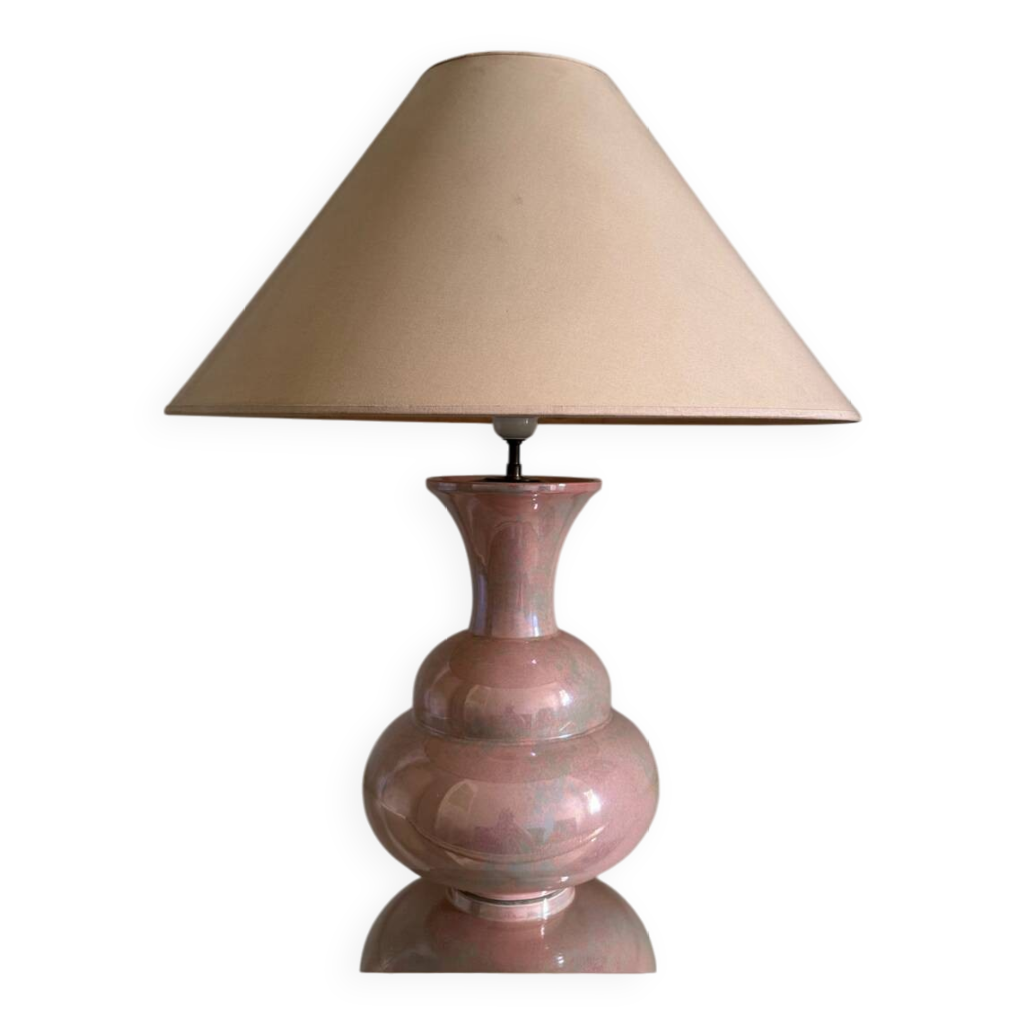 Charolles earthenware lamp from the 80s