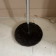 Monix vintage adjustable floor lamp, chrome and brown lacquered metal