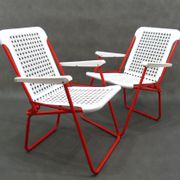 2 Italian folding chairs from Grand Soleil, 1980s