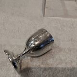 950 silver guilloche egg cup in the Louis XVI style, made by Paillard Freres silversmiths