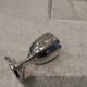 950 silver guilloche egg cup in the Louis XVI style, made by Paillard Freres silversmiths