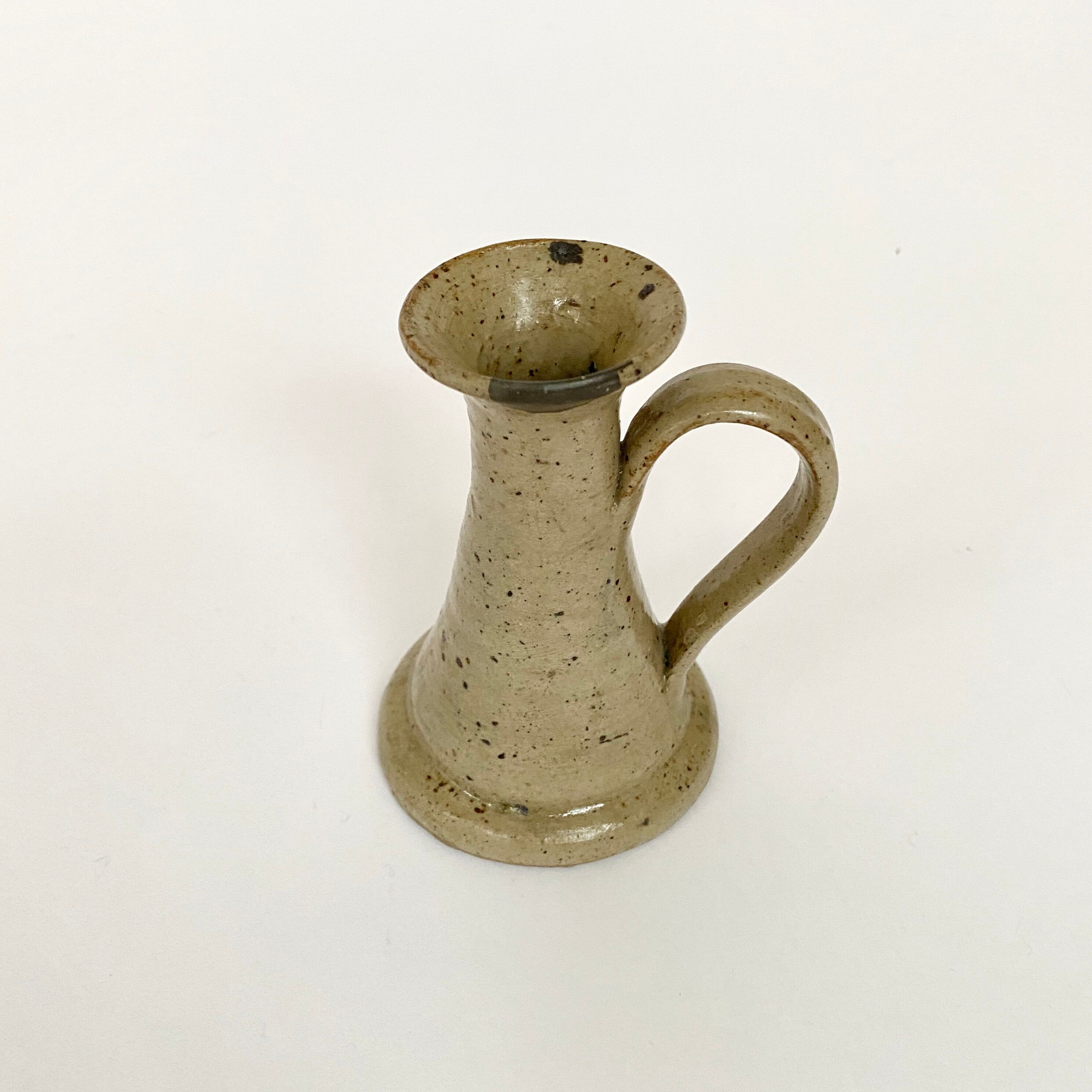 Bougeoir grès vintage