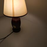 Old ceramic and wood bedside lamp