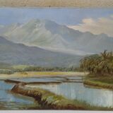 Rice paddy landscape Java Indonesia Abdullah Suriosubroto