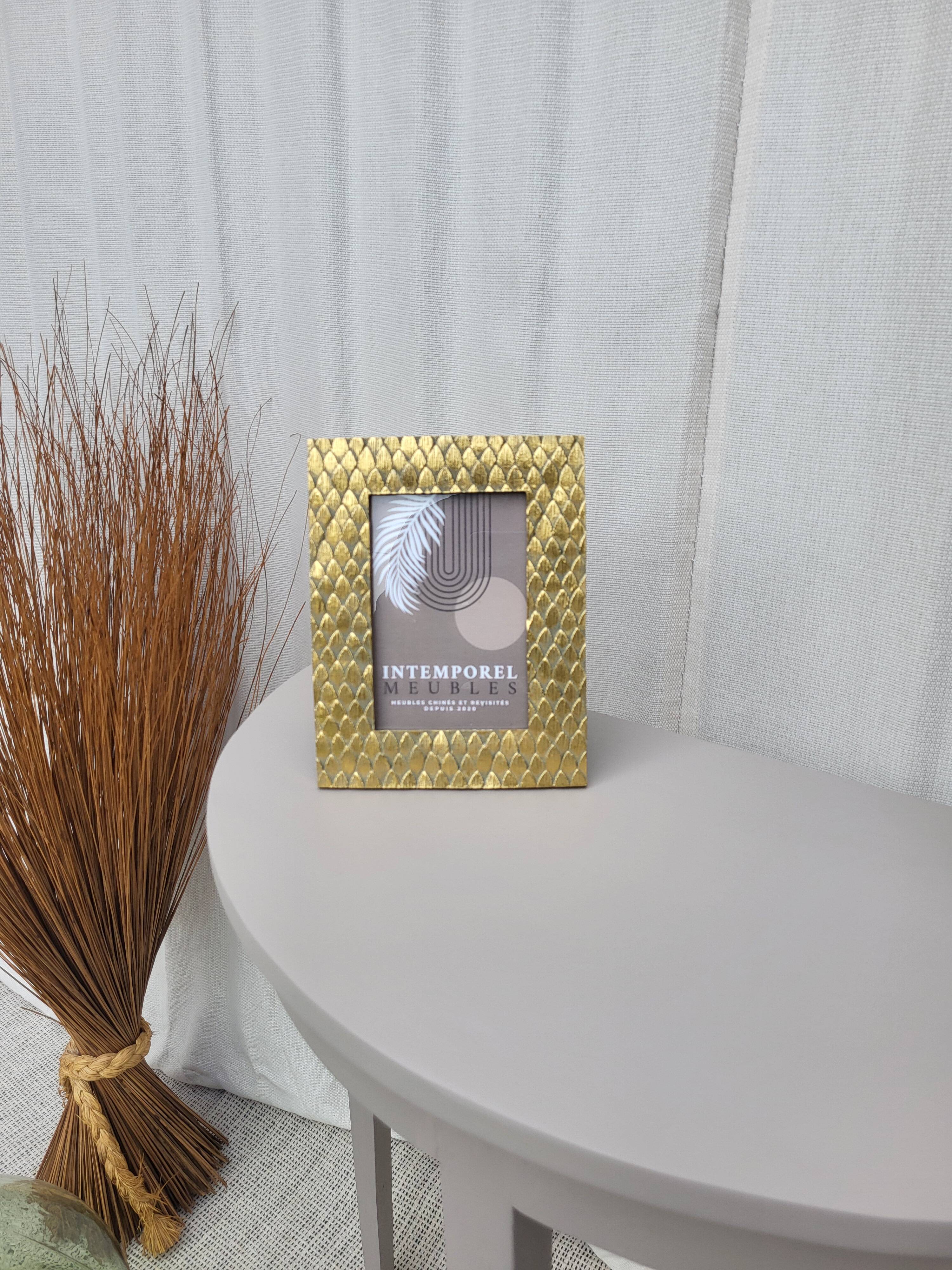 Console, table d'appoint en bois peint