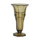 Smoked glass vase
