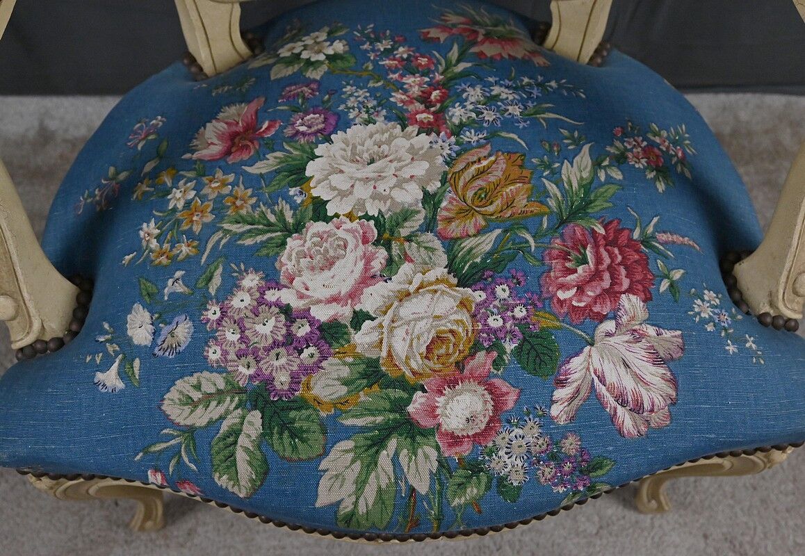 Fauteuil cabriolet, style Louis XV – fin XIXe