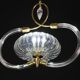 Amazing Art Decò Clear Murano Glass Chandelier by Seguso, 1940s