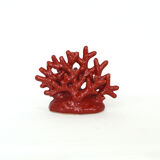 Red ceramic coral