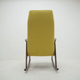 1960s Stylish Beech Rocking Chair,Czechoslovakia