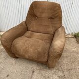 Vintage velvet armchair