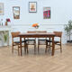 4 Scandinavian teak chairs
