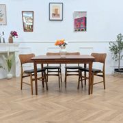 4 Scandinavian teak chairs