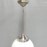 Art Deco hanging lamp with glass globe