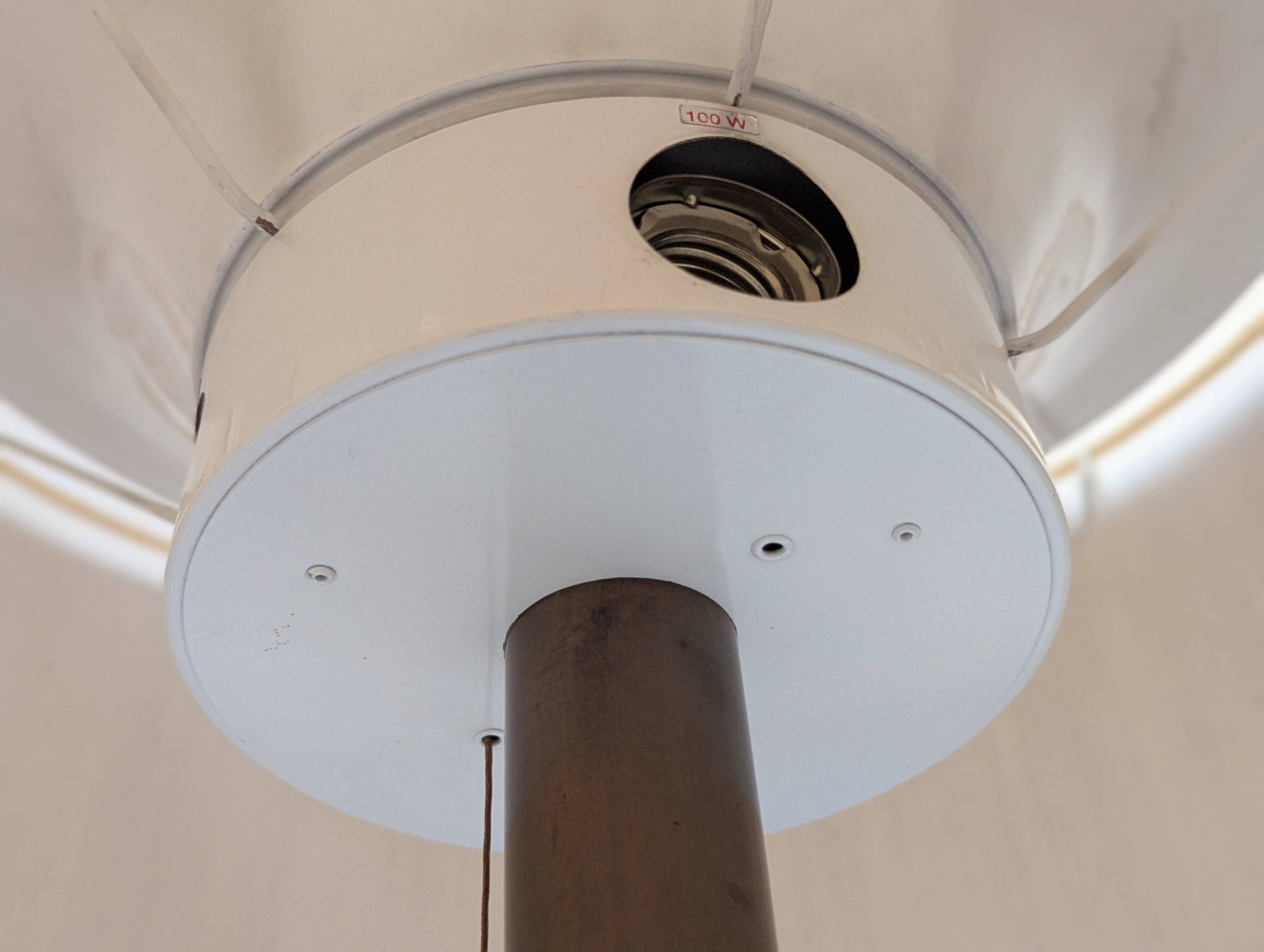 Lampadaire en laiton , 1970