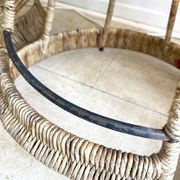 High rattan stool – creation by Roger Coster, 1970