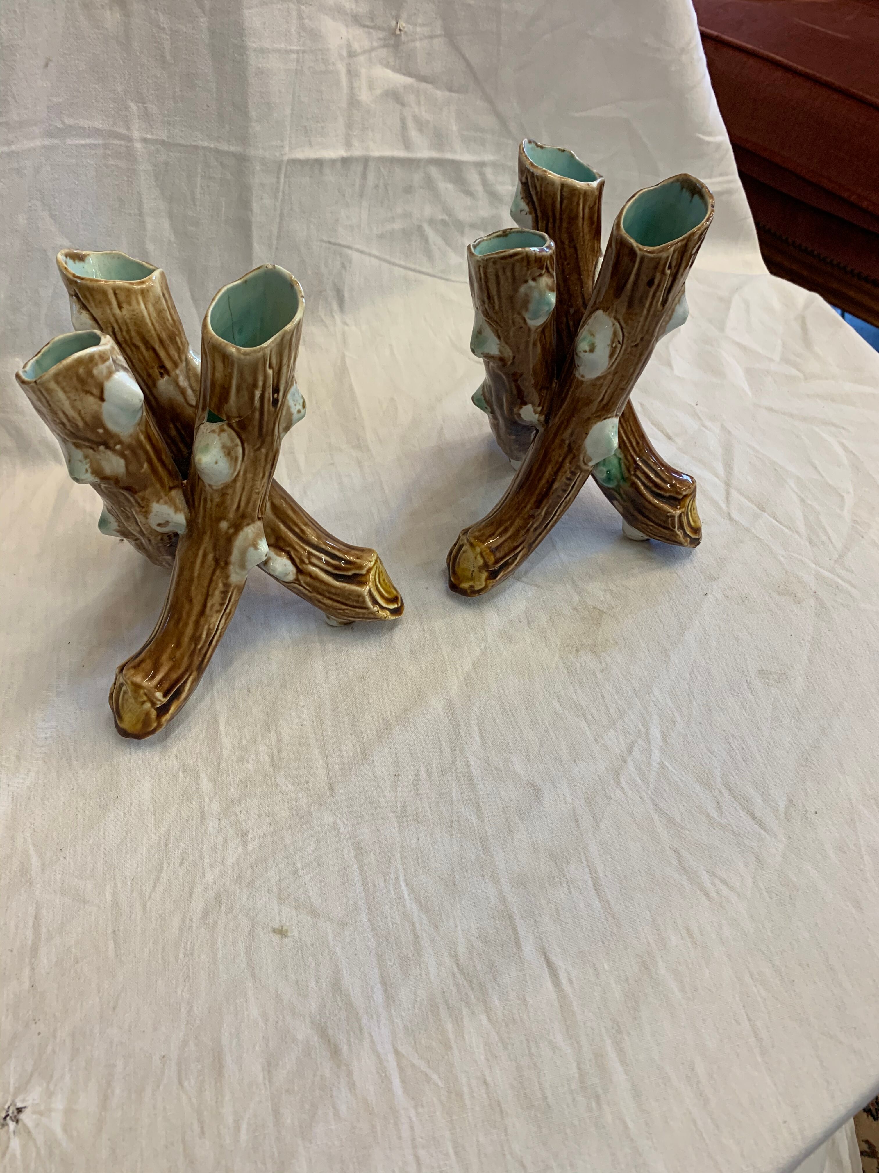 pair of vallauris flower spades