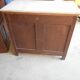 Empire dresser in cherry and white marble