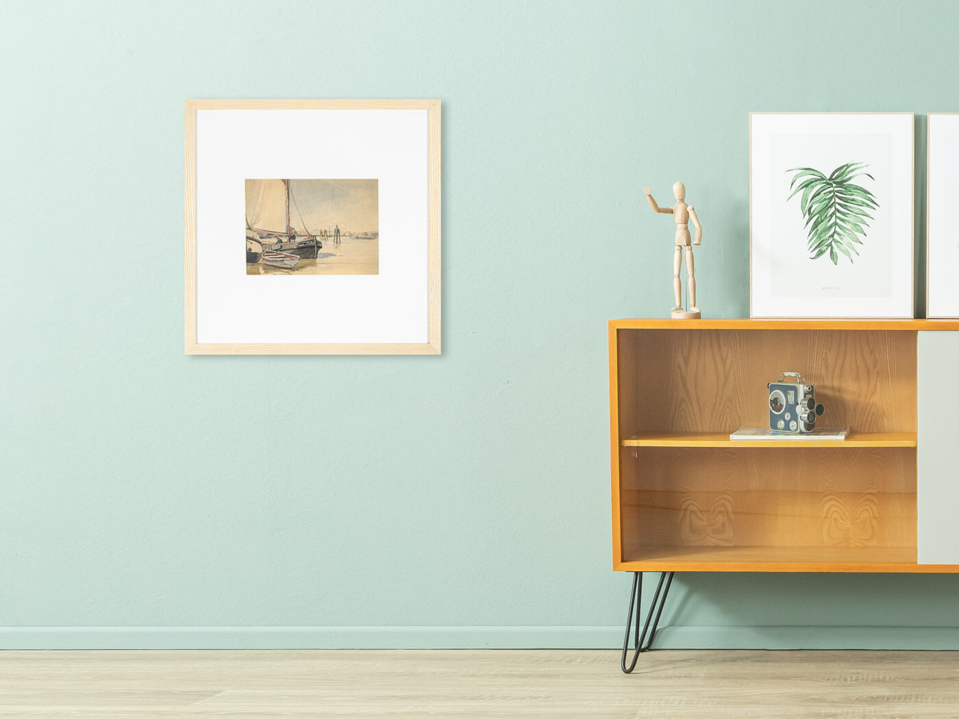 Norderney, Gouache on thick Paper, 46 x 45 cm