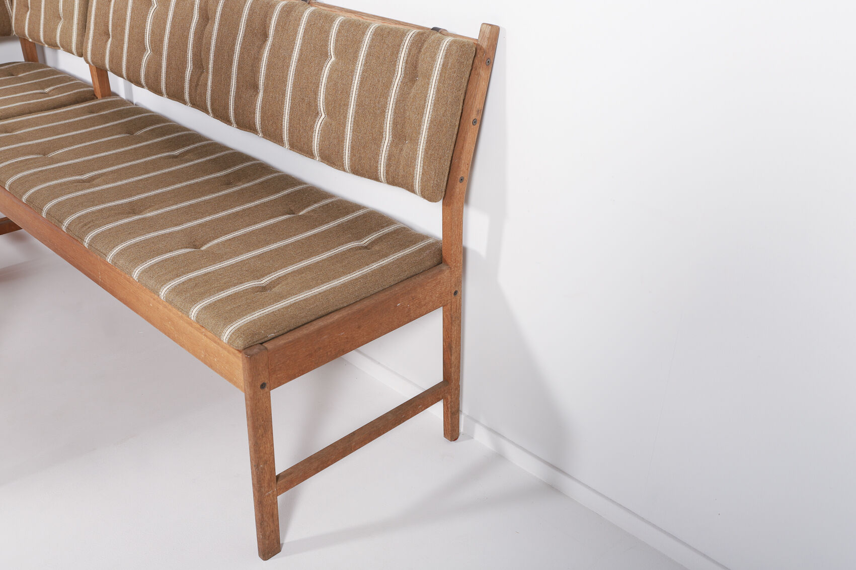Bench in 3 elements and pair of chairs by Kurt Østervig for KP Møbler Denmark 1960