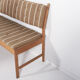 Bench in 3 elements and pair of chairs by Kurt Østervig for KP Møbler Denmark 1960