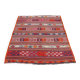 Turkish Kilim rug, vintage area rugs