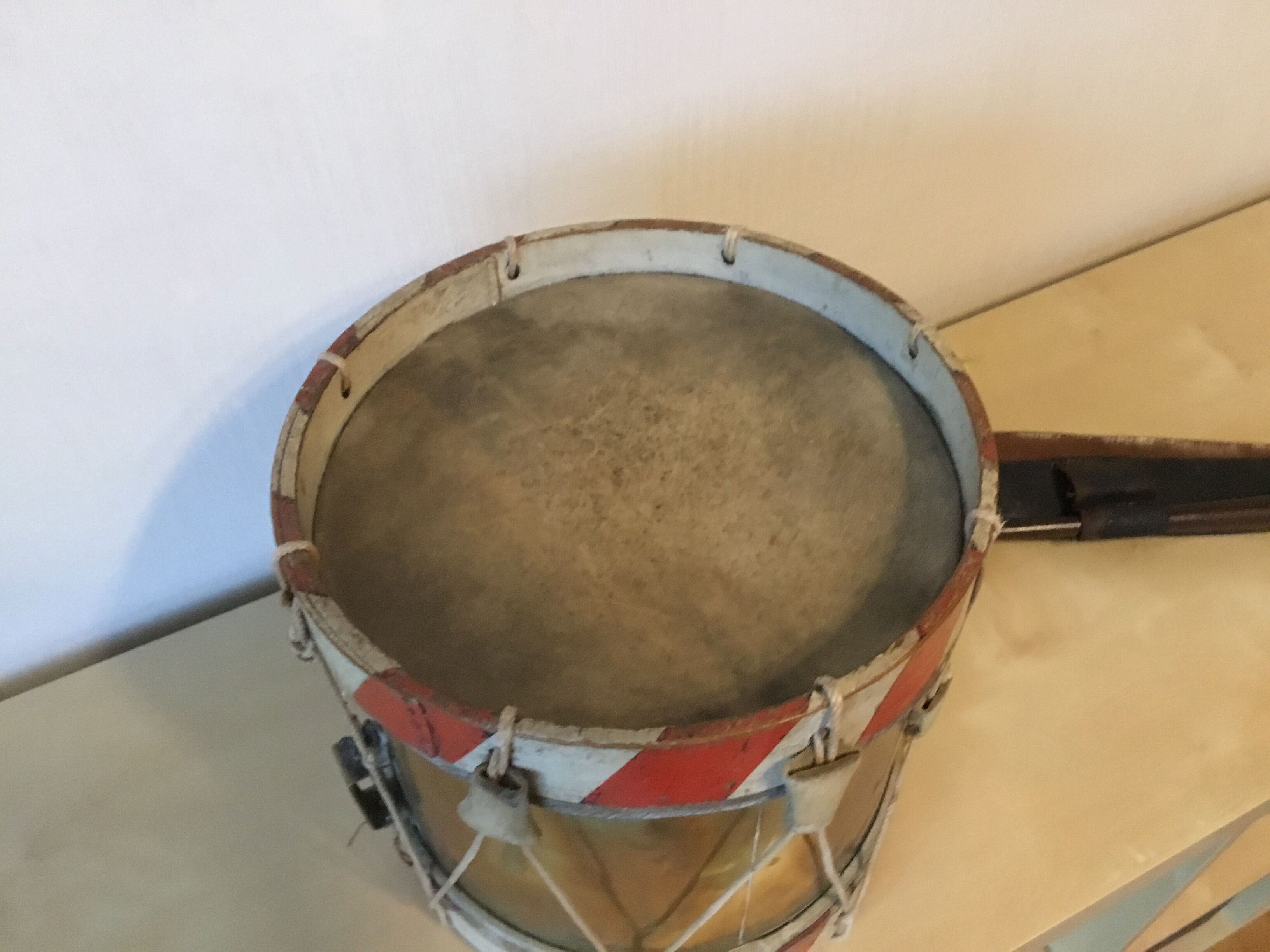 Old circus drum
