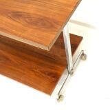 Vintage serving trolley / side table / TV cabinet made of teak from the 196