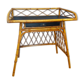 Bureau en rotin années 50