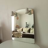 Vintage 90s illuminated mirror