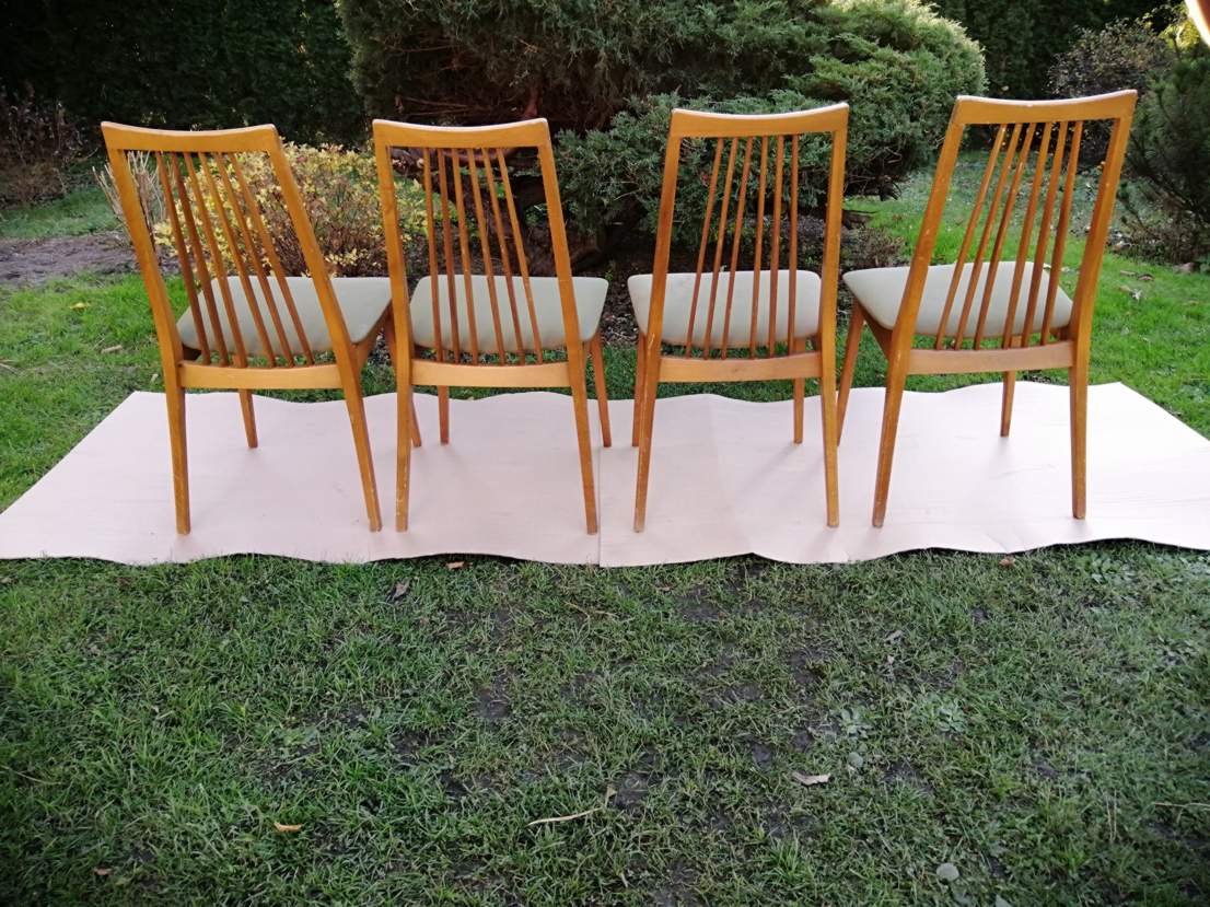 Set of four Scandinavian style chairs