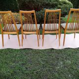Set of four Scandinavian style chairs